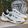 Foreign Trade Table Tennis Shoes Four Seasons Sports Training Badminton Shoes Men and Women Couples Breathable Shock Absorption Running Tennis Shoes