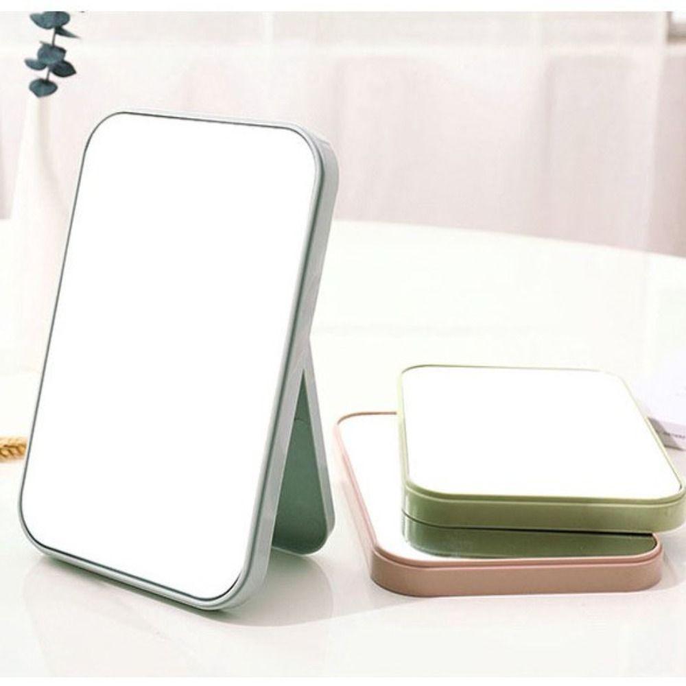 Квадратное складное зеркало с высоким разрешением, настольное зеркало для макияжа, новое зеркало для макияжа