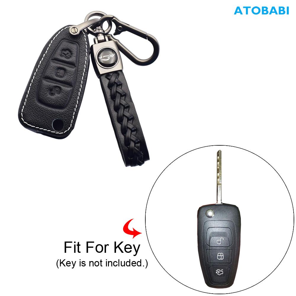 Кожаный чехол-сумка для ключа автомобиля, защитный чехол, аксессуары для Ford F150 F-250 F350 F-450 F-550 Explorer Fusion Mustang Edge