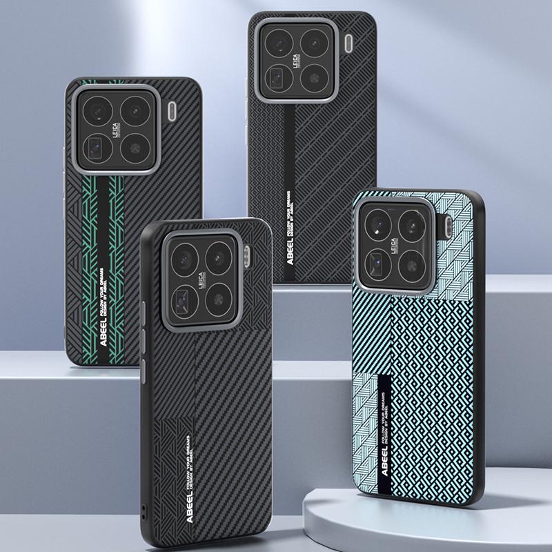 Чехол из углеродного волокна для Xiaomi 15 Pro, тонкий, ударопрочный, с поддержкой Magsafe, магнитная беспроводная зарядка, корпус из сплава, защита объектива, противоскользящая рукоятка, Funda