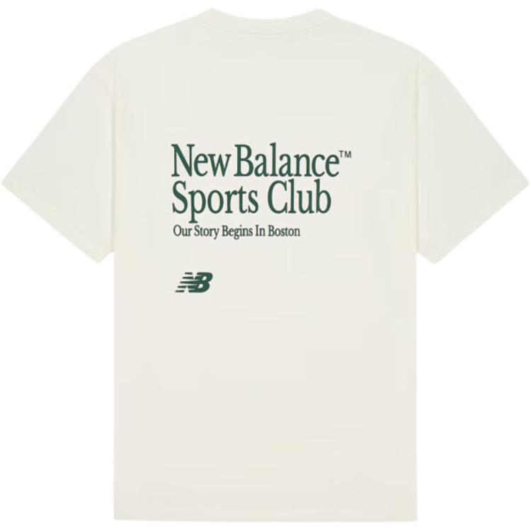 New Balance Футболка мужская белая AMT52330-CIC