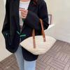 Summer Large Capacity Bag Women's New Style Small Woven Women's Bag Fashion Shoulder Bag Vegetable Basket Versatile Straw Woven