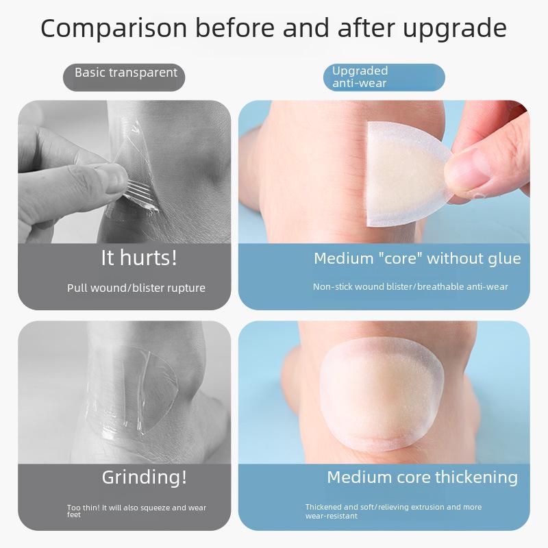 Women's Gel Blister Patch: Anti-Wear Heel and Toe Protector for High Heels