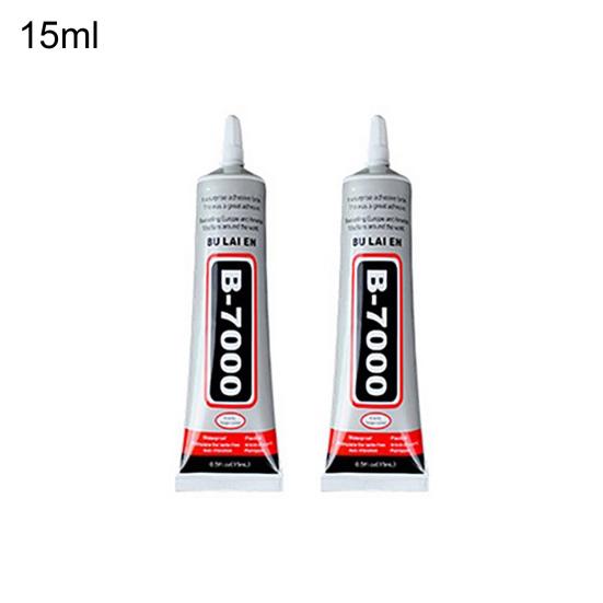 2Pcs B7000 Multi-purpose Glue Semi-fluid Strong Adhesive Waterproof Universal Glue DIY Jewelry Crafts for Metal