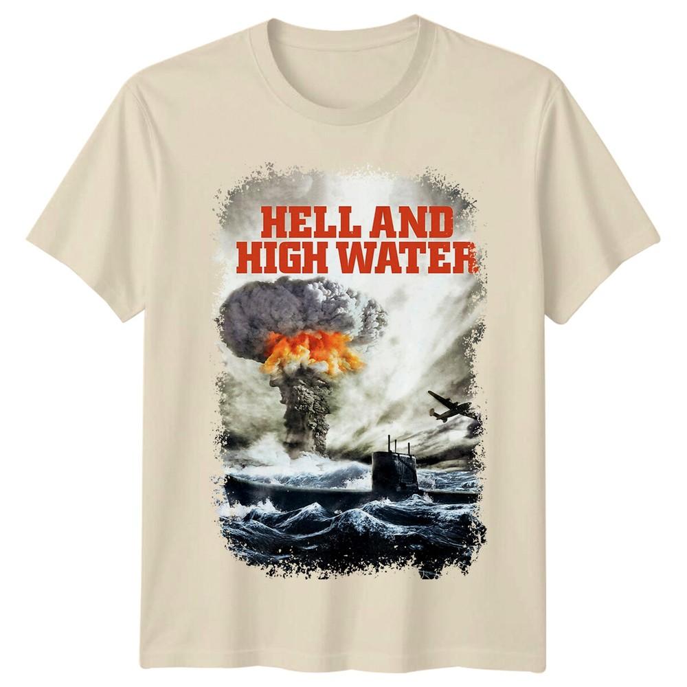 Hell And High Water 1954 Movie Poster Inspired Tshirt Retro 80s Tee