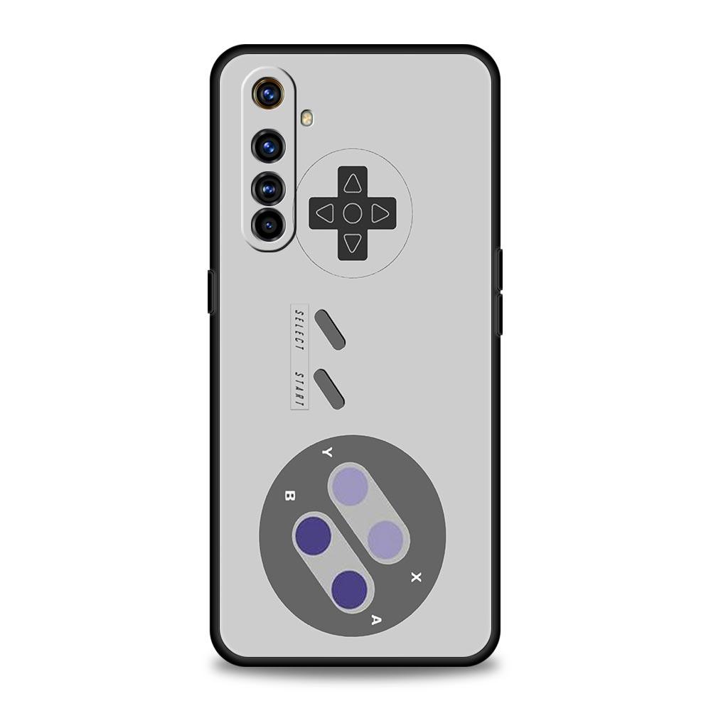 Винтажный чехол для телефона с геймпадом для видеоигр для мальчиков Realme 11 10 9 8 5G 7 6 GT2 Pro C21 C11 C25 C35 для Realme GT Neo 2 3 3T