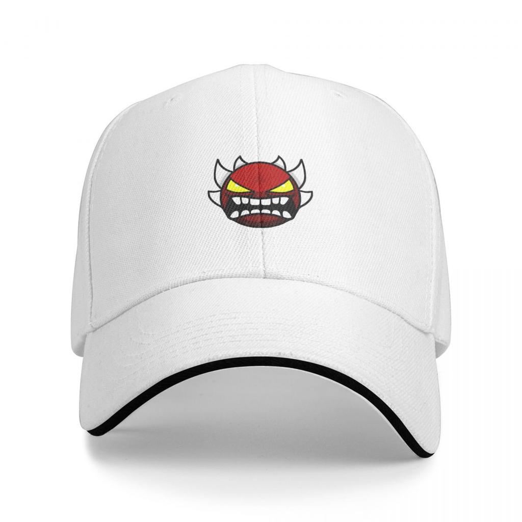 Geometry Dash - Extreme DemonCap Baseball Cap Hat Beach Luxury Hat Unisex Hats Women's