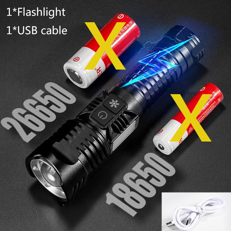 Мощный Лазерный Фонарь Convoy Фонарик 26650 Батарея Лампа С Power Bank Освещение для улицы Зум Перезаряжаемые Фонарики