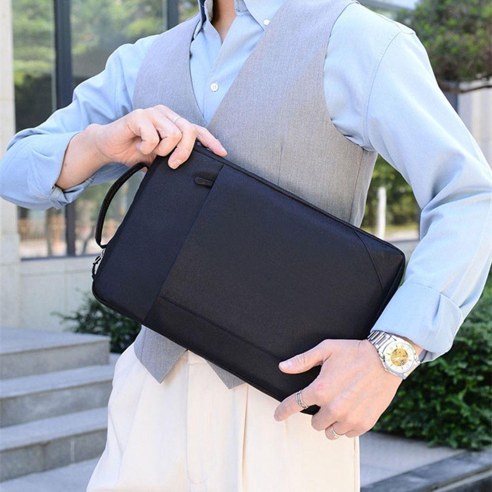Wateproof Tablet Sleeve Bag Oxford Cloth Laptop Briefcase Durable Hand Bag for Home