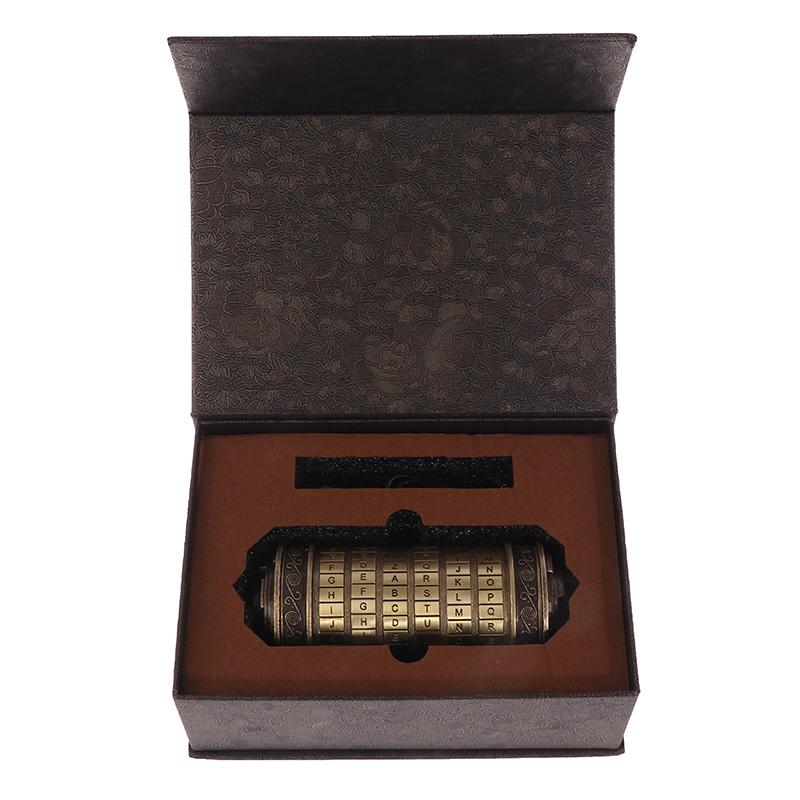 Игрушки «Код да Винчи» Металлические замки Cryptex Свадебные подарки Подарок на День святого Валентина