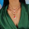Christmas Seed Bead Necklace Set: Fashionable, Unique Clavicle Jewelry Design
