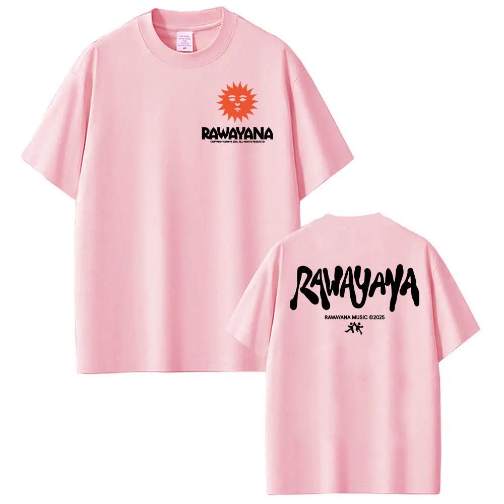 Rawayana Donde Es El After Music Album T Shirt Streetwear Unisex Women Retro Fashion Oversized Tshirts Pure Cotton Casual T Shirts