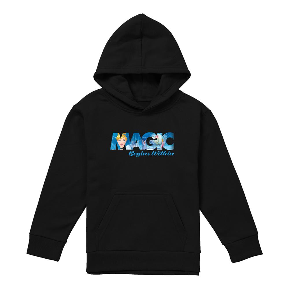 Cinderella Childrens/Kids Magic Begins Within Heather Hoodie