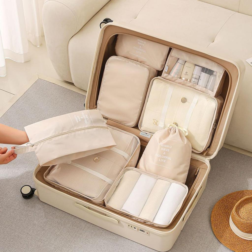 Travel Pouch Organizer Travel Travel Pouch Cute Packing Business Trip Convenient Underwear Convenient Travel Travel Travel Pouch 15-piece Set, Case,