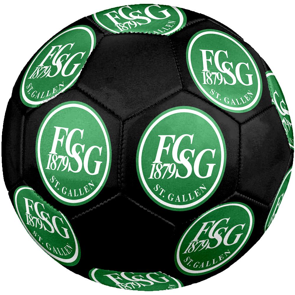 Футбольный мяч FC St.Gallen, размер 5, разноцветный, подходит для всех возрастов, машинная строчка, материал ПВХ, соревновательного качества, прочный и с высоким отскоком