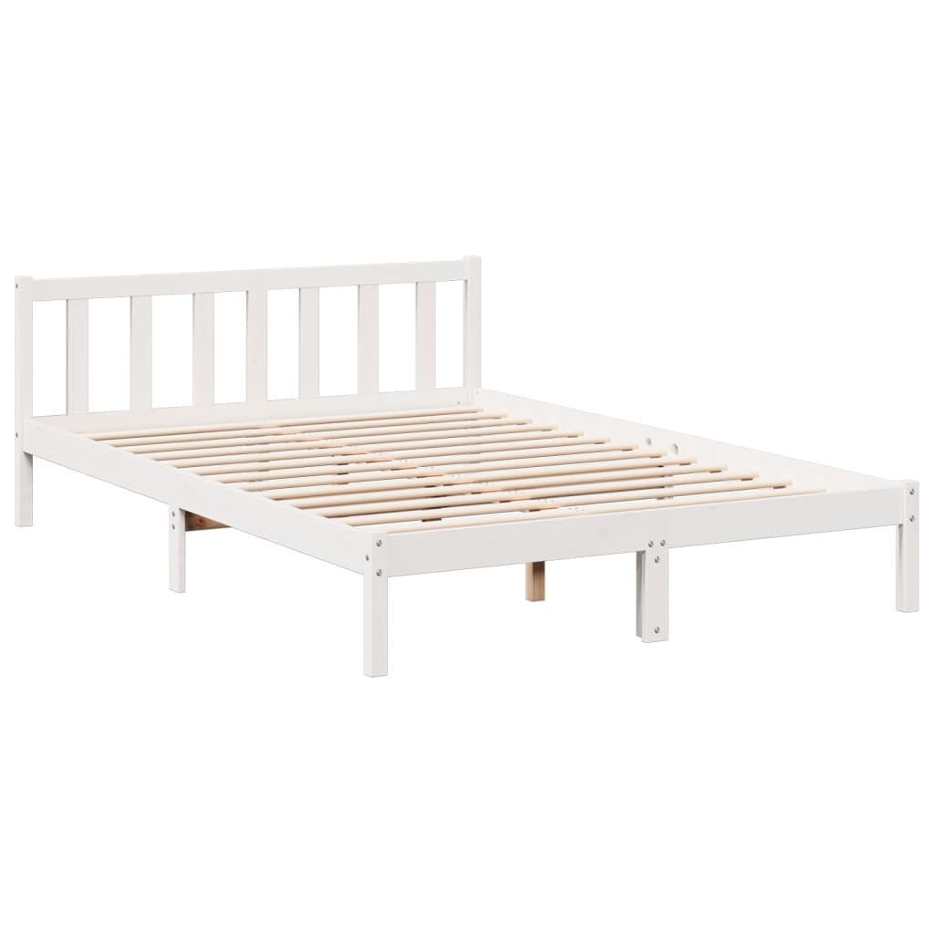 Vidaxl Dłuższe Łóżko Bez Materaca, 160X220 Cm, Lite Drewno Sosnowe