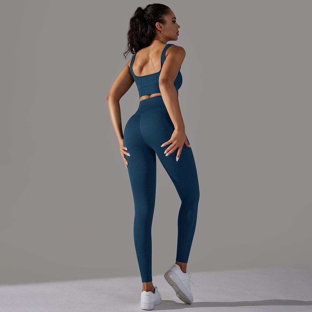 Auroth комплект из 2 предметов для йоги, женский спортивный костюм, бесшовная майка с высокой талией, эластичные колготки для йоги, комплекты для фитнеса