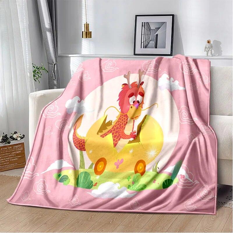 Двенадцать китайских знаков зодиака с узором Манта, чехол для дивана-кровати, мягкое одеяло, плед, мягкие теплые фланелевые одеяла, вентиляторы Gif