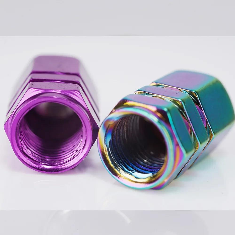 4Pcs Aluminum Tire Valve Stem Caps - Dustproof Waterproof Covers for Cars Motorcycles Trucks Wheel Hub Valve Core Protectors Stem Caps1