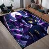Eevee Square Area Rug, Non-Slip Floor Mat for Bedroom, Perfect Gift for Eevee Fans.chl