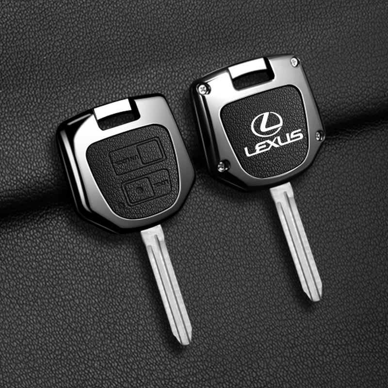 DMTZ1 Leather Car Straight Foldable Key Shell Modification for Lexus Old RX330 IS200 ES300 IS400 Key Cover Modification Accessories