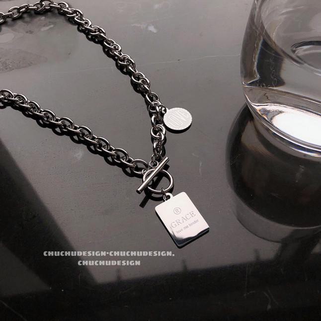 2025 Trendy Hip Hop Clavicle Necklace: Luxury Pendant Chain for Women