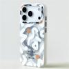 Модный Граффити Узор для Чехла с Беспроводной Зарядкой Magsafe для iPhone 17Air 17Pro 16 15 17Pro Max Матовый Ударопрочный Магнитный Чехол