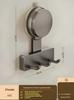Milky White Suction Cup Hook Bathroom Toilet Adsorption Punch-free Rack Toilet Room Seamless Storage Wall Hanging Hook