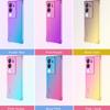 Прозрачный милый чехол для телефона с градиентом, тонкий, против царапин, гибкий чехол из ТПУ, противоударный защитный чехол для Vivo iQOO 11 Neo5 Lite U1x Z3 Z7 S1 Pro S7e S15