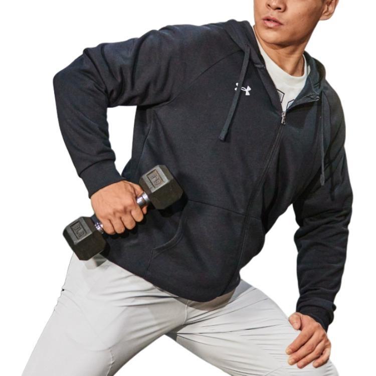 Under Armour RUSH Jackets Men's Black Hooded Moderate Other Unisex 1366258-001
