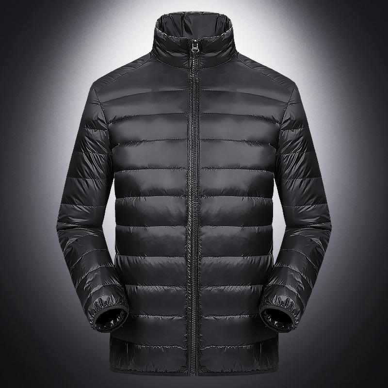 Осенняя уличная куртка с пуховой подкладкой может быть ветрозащитной и теплой курткой Мужская одежда