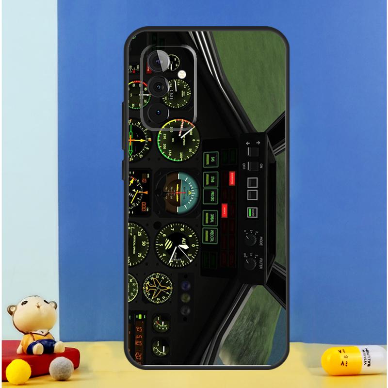 AIRCRAFT COCKPIT DASHBOARD Case For Samsung Galaxy A06 A56 A16 A36 A55 A35 A33 A53 A13 A23 A17 A54 A34 A14 A52 A32 A15