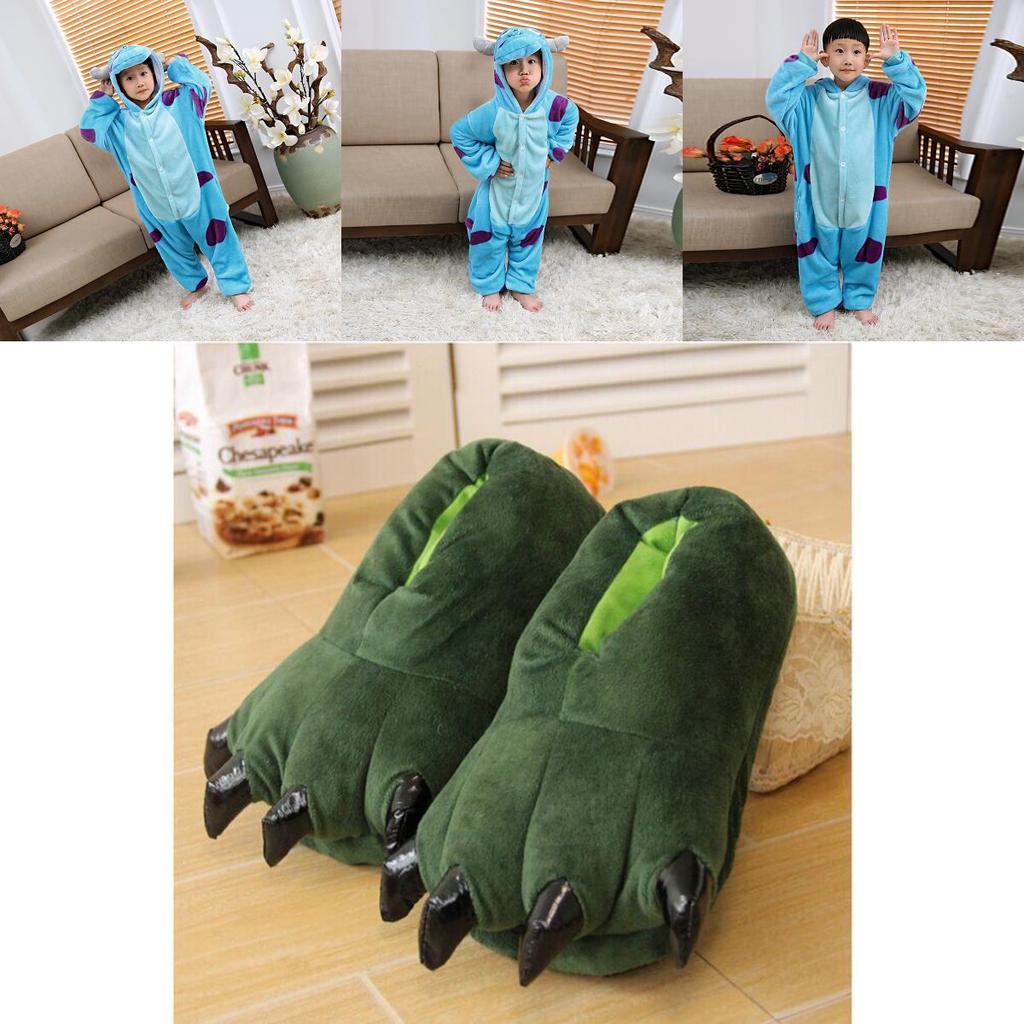 High-quality Flannel Monsters University Mike Wazowski And Sully Sleepwear For Ultimate Comfort