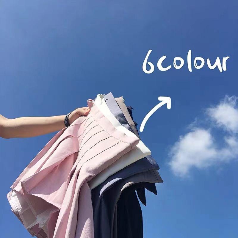 Коричневая юбка, женская летняя одежда, женская высокая талия, Harajuku, черная мини-плиссированная юбка в корейском стиле для школьной формы