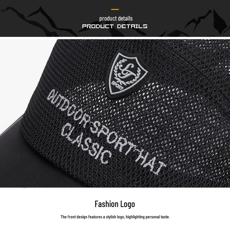 Унисекс летняя сетчатая кепка с удлиненным телескопическим козырьком для защиты от солнца на открытом воздухе