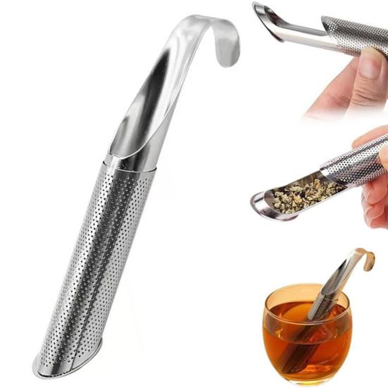 Чайный заварник-сито из нержавеющей стали, мешочки, фильтр для рассыпного чая, ручка с подвесным крючком, многофункциональный заварник для чая и специй
