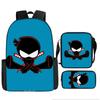 Рюкзак NINJA KIDZ Пенал Сумка через плечо Рюкзак Большой вместимости Дорожная сумка Лучший подарок для мальчиков и девочек