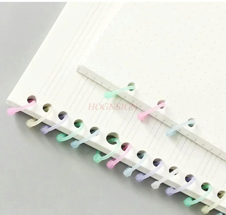 Loose leaf folder ring, loose leaf paper clip ring, fixed clip, card binding ring, punched loose leaf ring ring