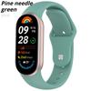 Однотонный силиконовый ремешок для Xiaomi Mi Band 10 9 8, ремешок NFC, спортивный резиновый браслет на запястье для умного браслета Xiaomi 8 9 10, ремешок для часов