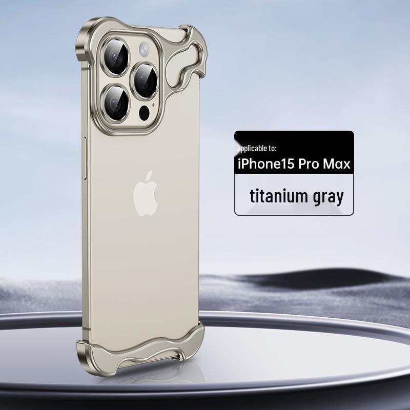 Совместим с iPhone 17 Pro Max: Металлические уголки неправильной формы и безрамочная защитная пленка для линз для iPhone 14-13.