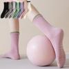 Full Palm Silicone Sports Women's Socks Boneless Toe Cotton Sweat Absorbent Breathable Anti-slip Shock Absorbing Yoga
