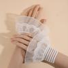 Victorian Detachable Sleeves Cuffs Solid Color Fake Sleeves Cuffs  Daily Accessory