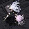 Брошь Перо Фламинго - Креативная Мягкая Анималистическая Корсажная Брошь для Женщин