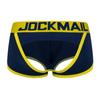 JOCKMAIL Мужские боксеры-брифы из чистого хлопка с открытыми ягодицами