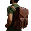 Handmade New Vintage Men's Leather Backpack Bag Genuine Laptop Rucksack Travel