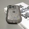 3D Волна Дуга Завиток Блеск Глиттер Прозрачный Прозрачный Чехол Для iPhone 17 Air 16 E 15 14 13 12 Mini 11 Pro Plus Ударопрочный Глянцевый Чехол Для Телефона