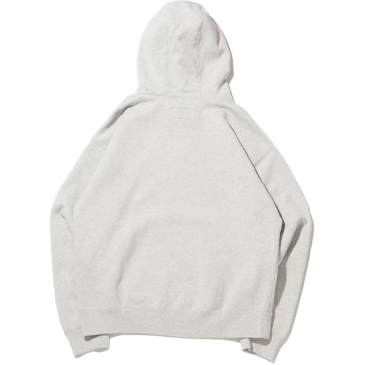 Nike Graphic Print Hooded Sweatshirt Men Tops Grey FQ6898-050