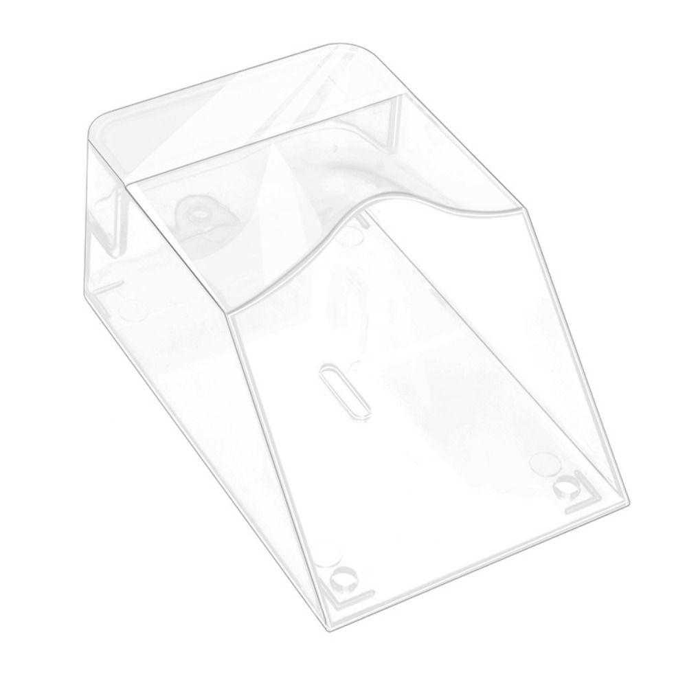 Прозрачный дверной звонок водонепроницаемый чехол прочный материал дверной звонок брызгозащитный ящик для улицы