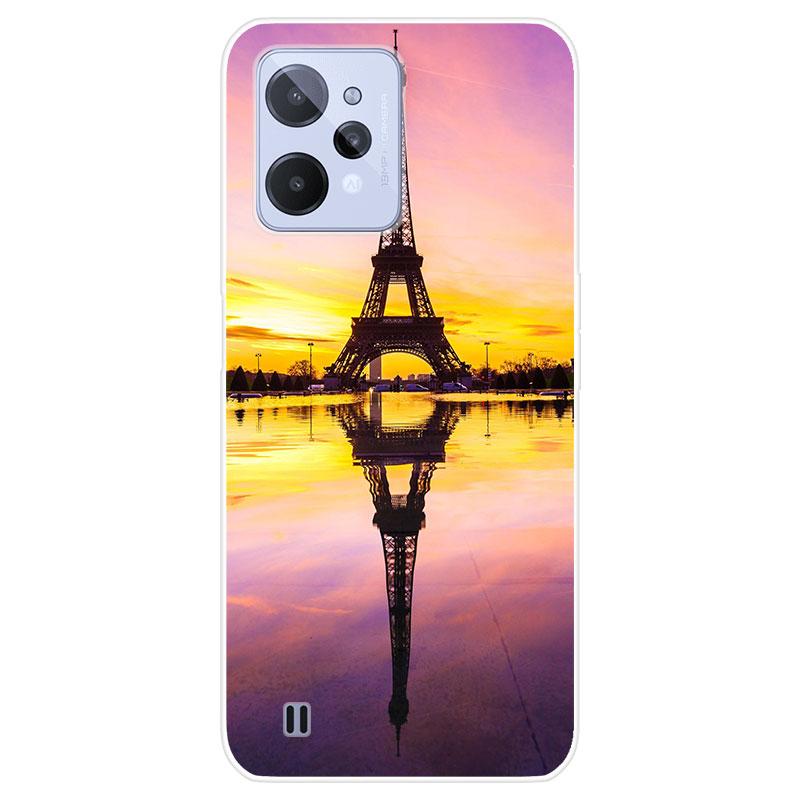 Для Realme C31 C 31 RealmeC31 чехол Мягкая силиконовая задняя крышка модный чехол для телефона с мультяшным рисунком