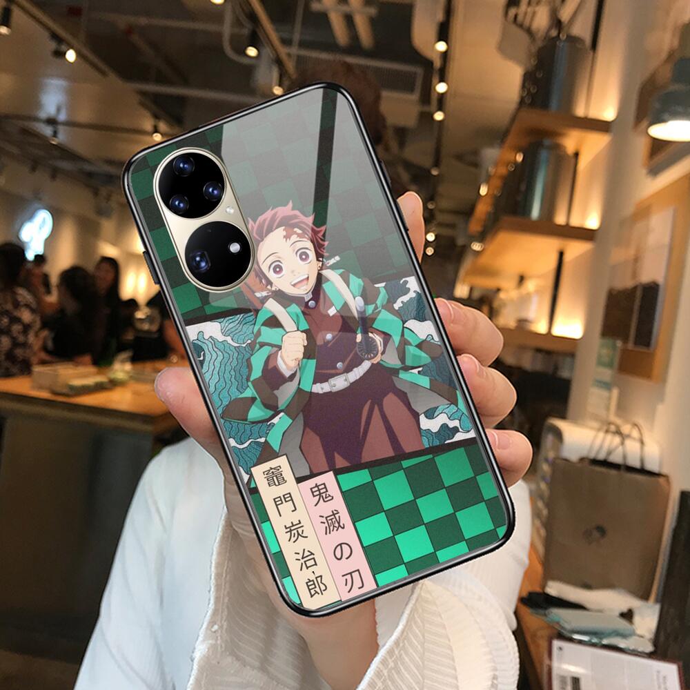 Чехол для телефона из мягкого закаленного стекла Kamado Nezuko Kimetsu No Yaiba Demon Slayer TPU для Huawei P40 Pro lite 5G P30 P Smart Z 20